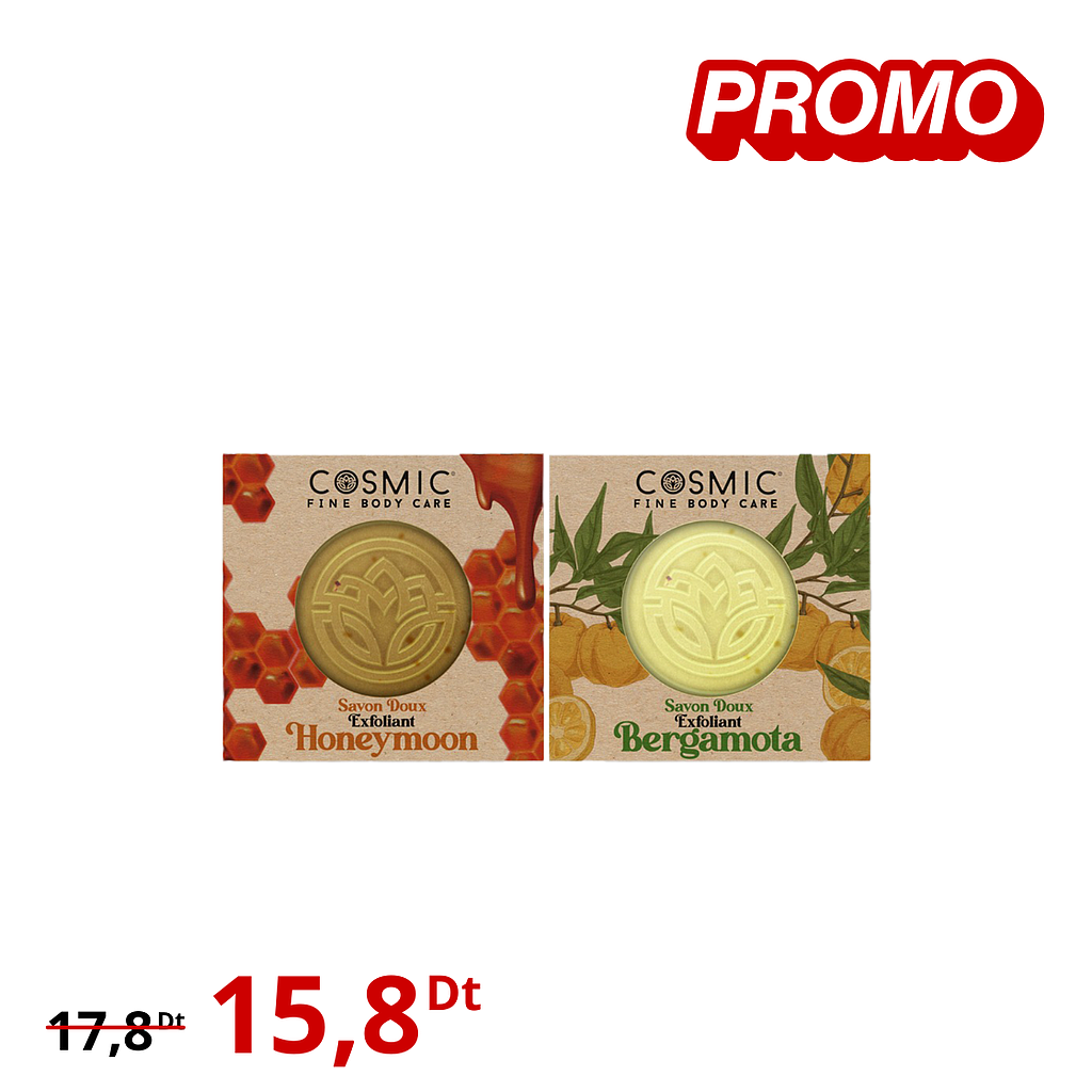 Pack Savon honeymoon+savon bergamota(PROMO)