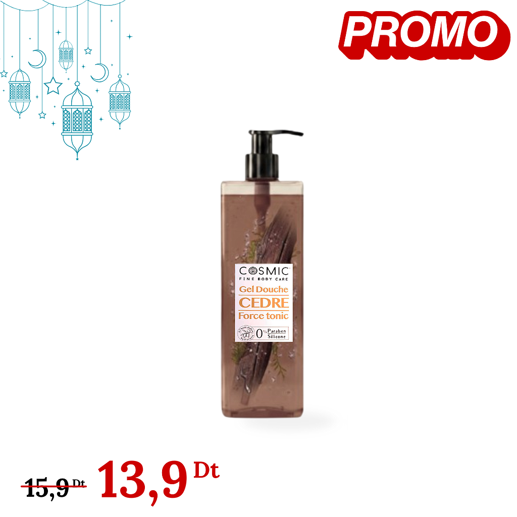 Gel Douche Cèdre (PROMO)
