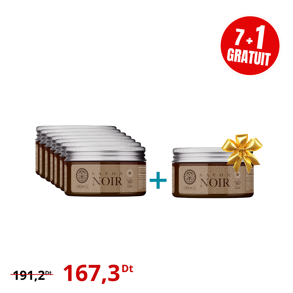Pack Savon Noir (7+1GRATUIT)
