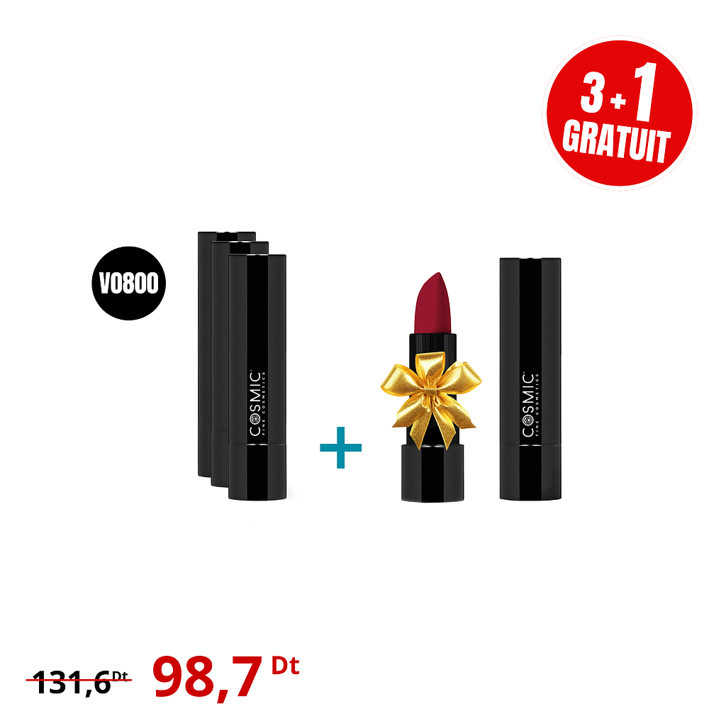 Pack Rouge à Lèvres V0800 (3+1GRATUIT)