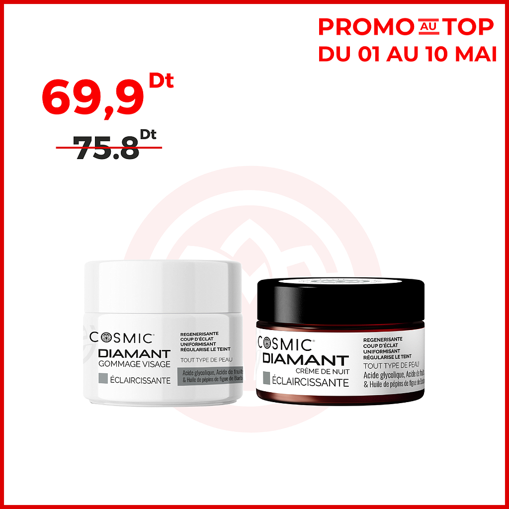 Pack Gommage Diamant+créme diamant (PROMO)