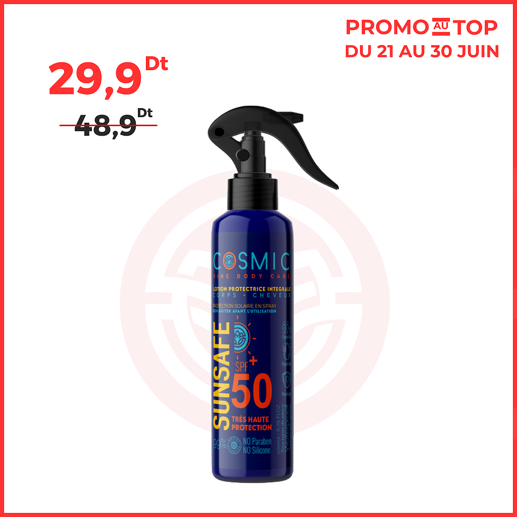 SUNSAFE protection Solaire Spray 200ml (PROMO)